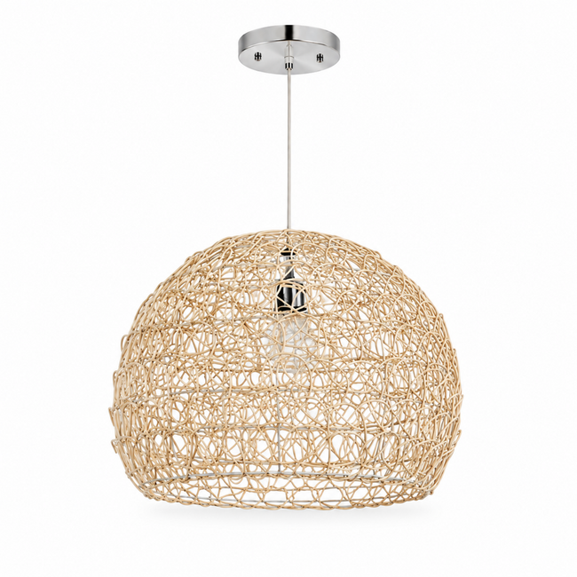 Bamboo Boho Ceiling Lamp 107 on a white background