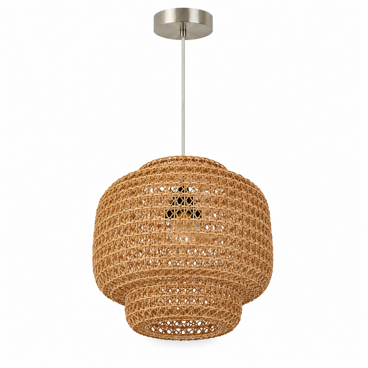 Bamboo Boho Ceiling Lamp 109 on a white background