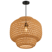 Bamboo Boho Ceiling Lamp 110 on a white background