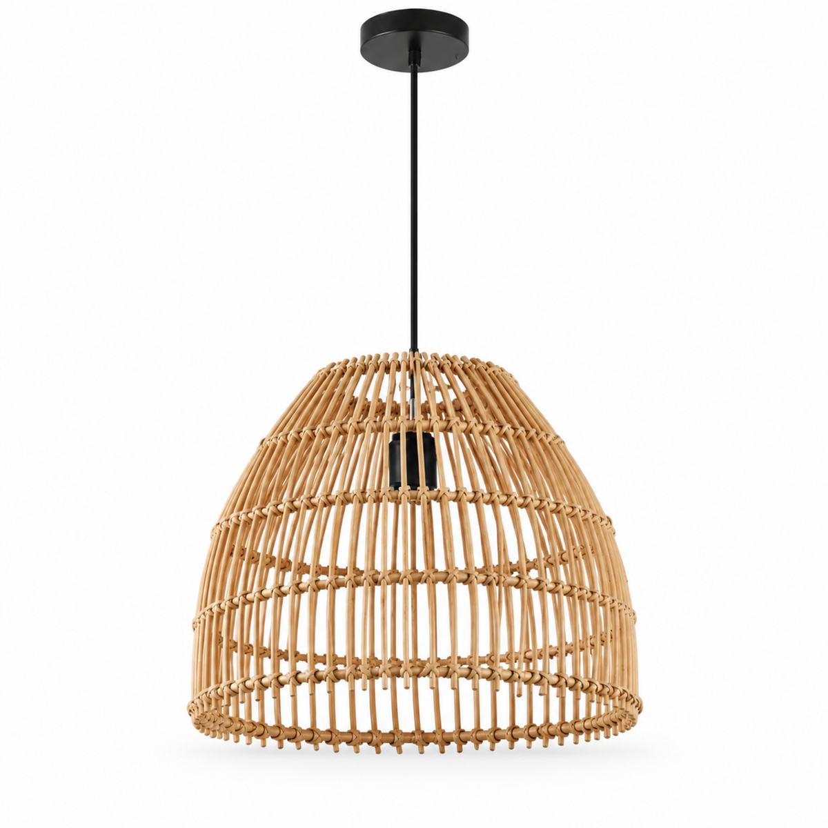 Bamboo Boho Ceiling Lamp 114 on a white background