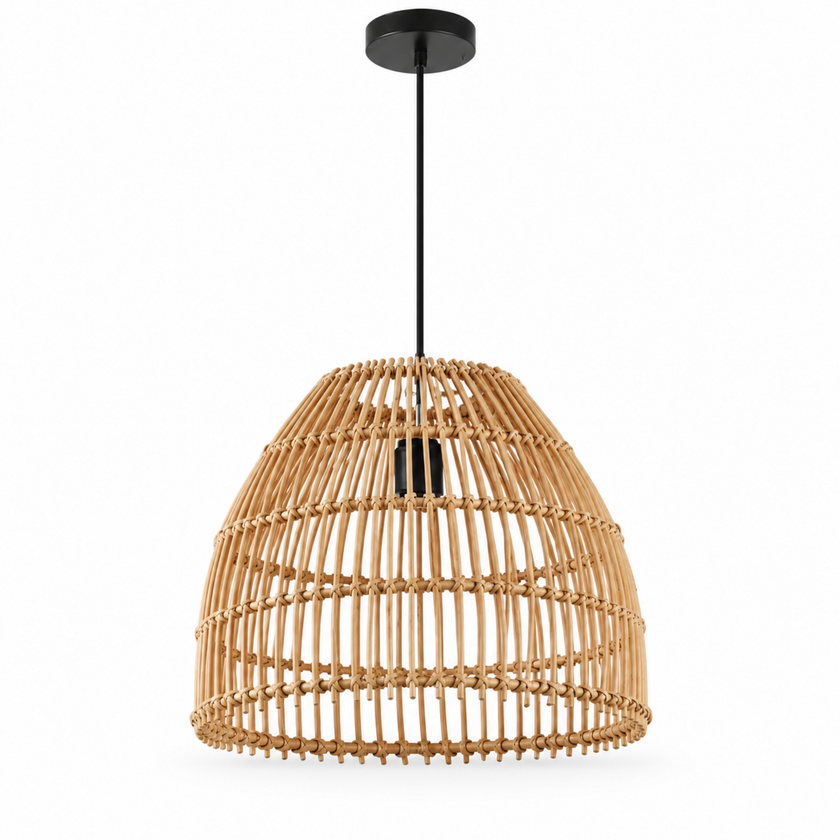 Bamboo Boho Ceiling Lamp 114 on a white background