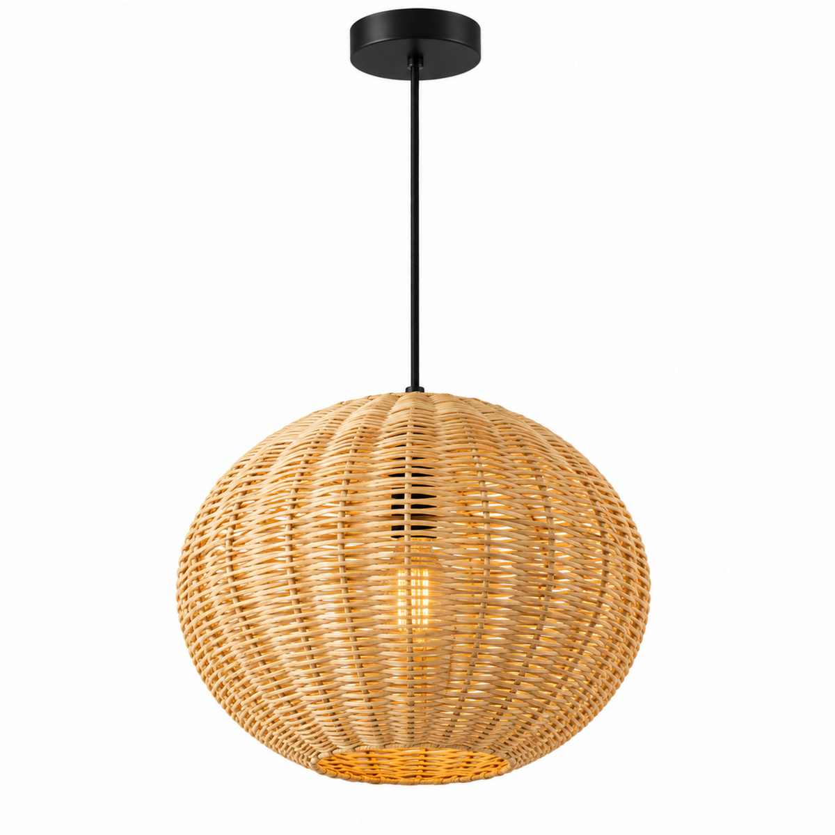 Bamboo Boho Ceiling Lamp 121 on a white background
