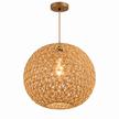 Bamboo Boho Ceiling Lamp 193 on a white background