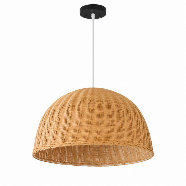 Bamboo Boho Ceiling Lamp 195 on a white background