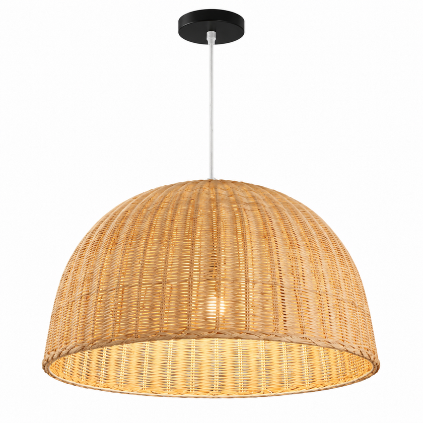 Bamboo Boho Ceiling Lamp 197 on a white background
