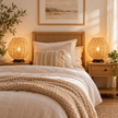 Bamboo Table Lamp 002 styled in an interior
