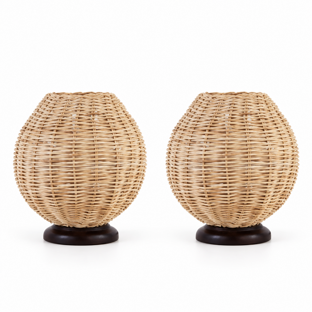 Bamboo Table Lamp 002 on a white background