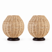 Bamboo Table Lamp 002 on a white background