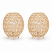 Bamboo Table Lamp 003 on a white background