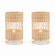 Bamboo Table Lamp 005 on a white background