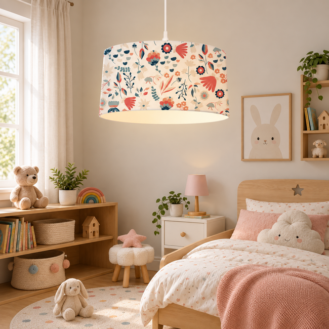 Kids Ceiling Lamp 204 styled in an interior