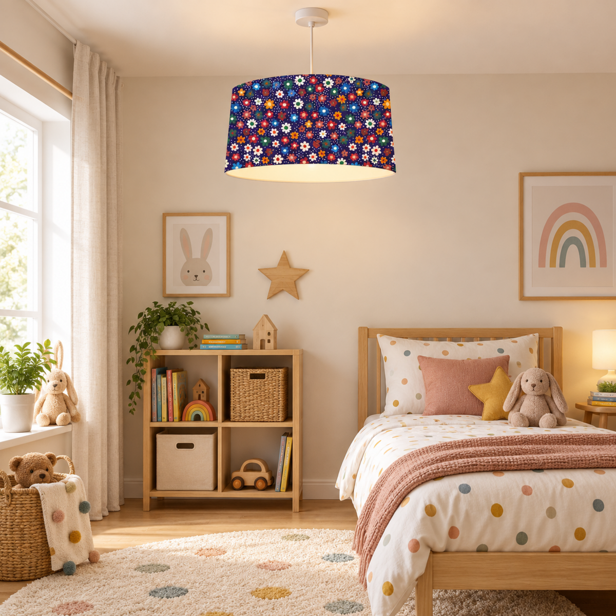 Kids Ceiling Lamp 206 styled in an interior