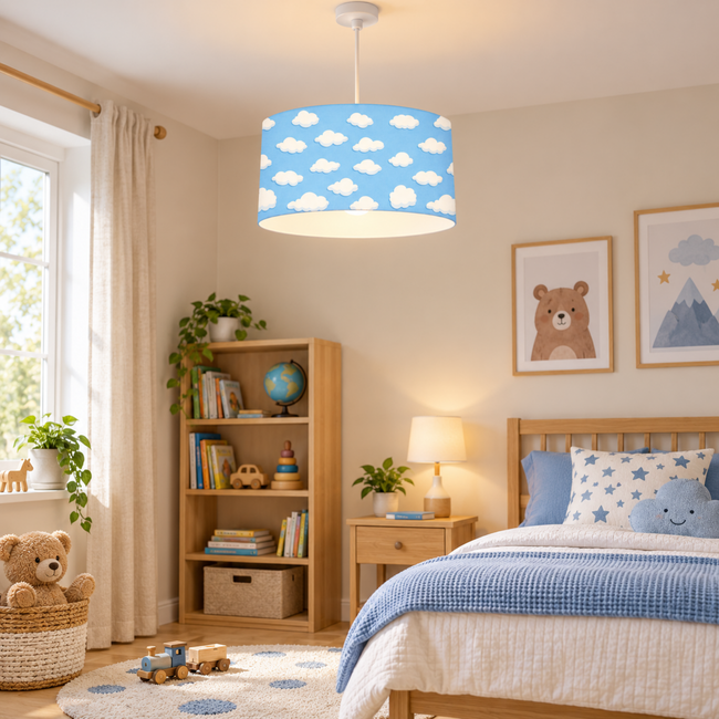 Kids Ceiling Lamp 213 styled in an interior