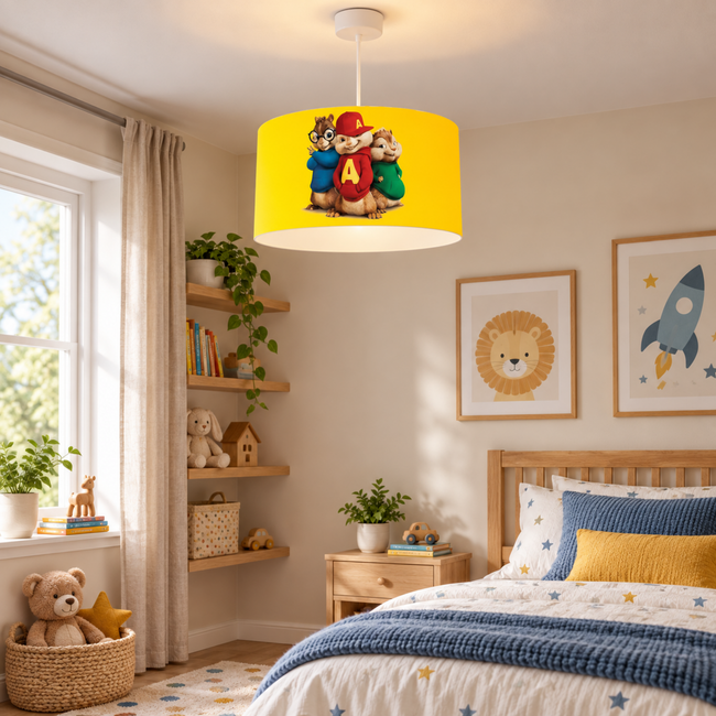 Kids Ceiling Lamp 217 styled in an interior