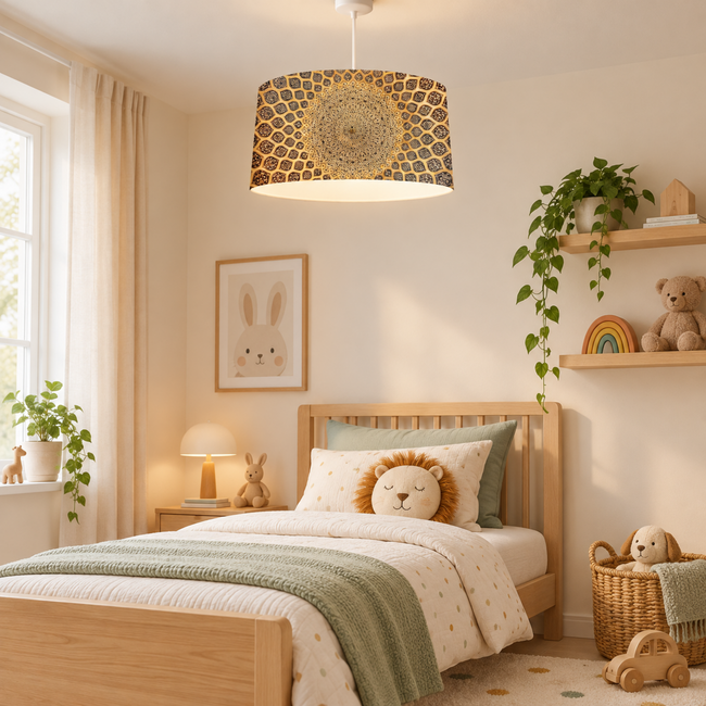 Kids Ceiling Lamp 222 styled in an interior