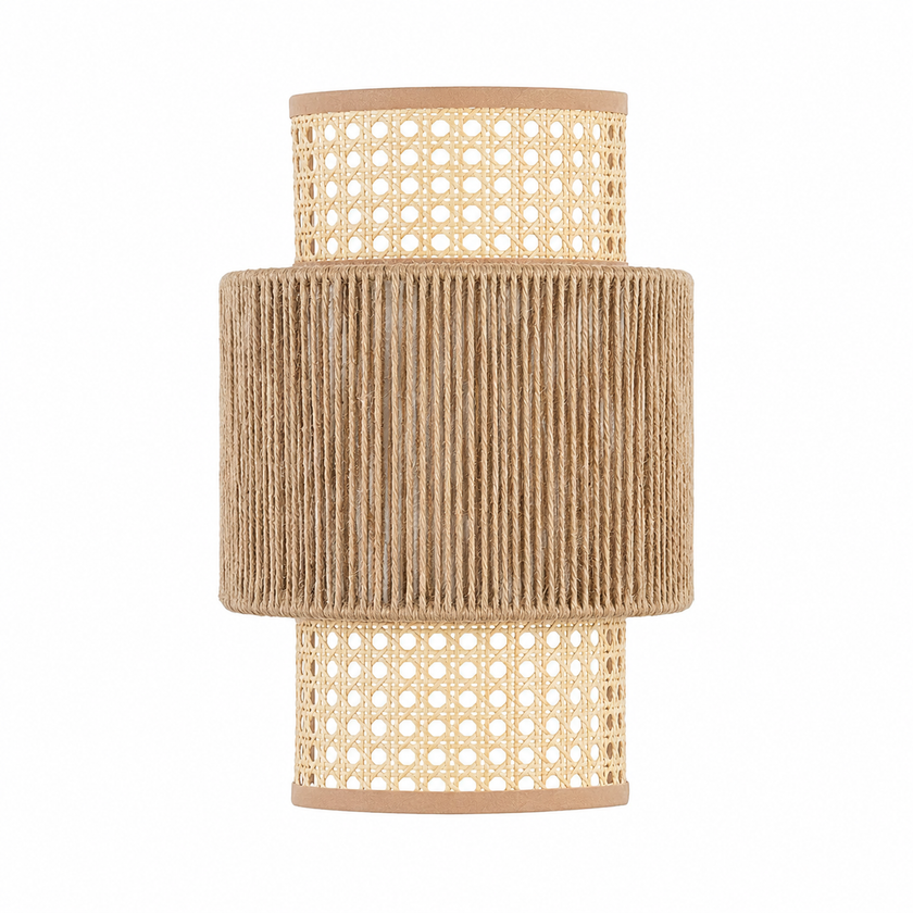 Rattan Boho Wall Lamp 004