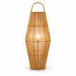 Bamboo Boho Floor Lamp 002 on a white background