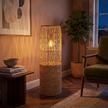 Bamboo Boho Floor Lamp 009 styled in an interior – view 2