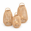 Bamboo Boho Floor Lamp 012 on a white background