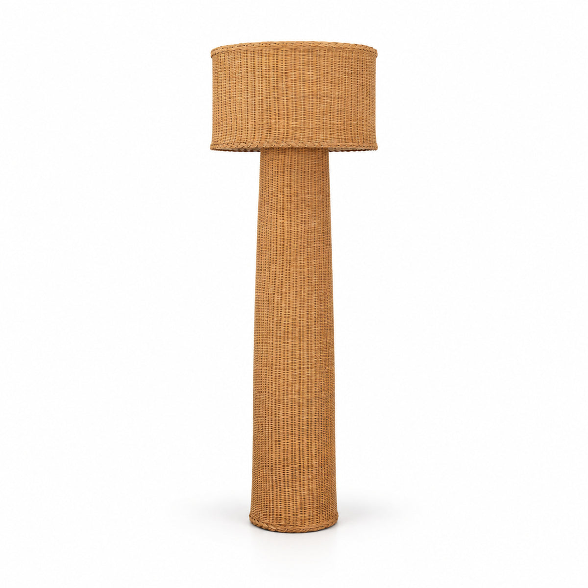 Bamboo Boho Floor Lamp 013 on a white background