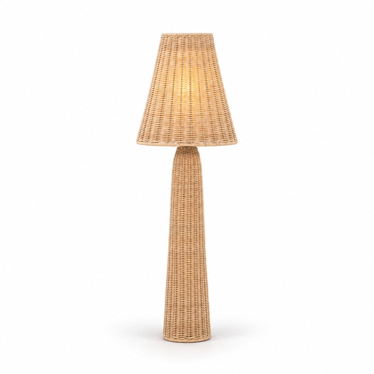 Bamboo Boho Floor Lamp 022 on a white background