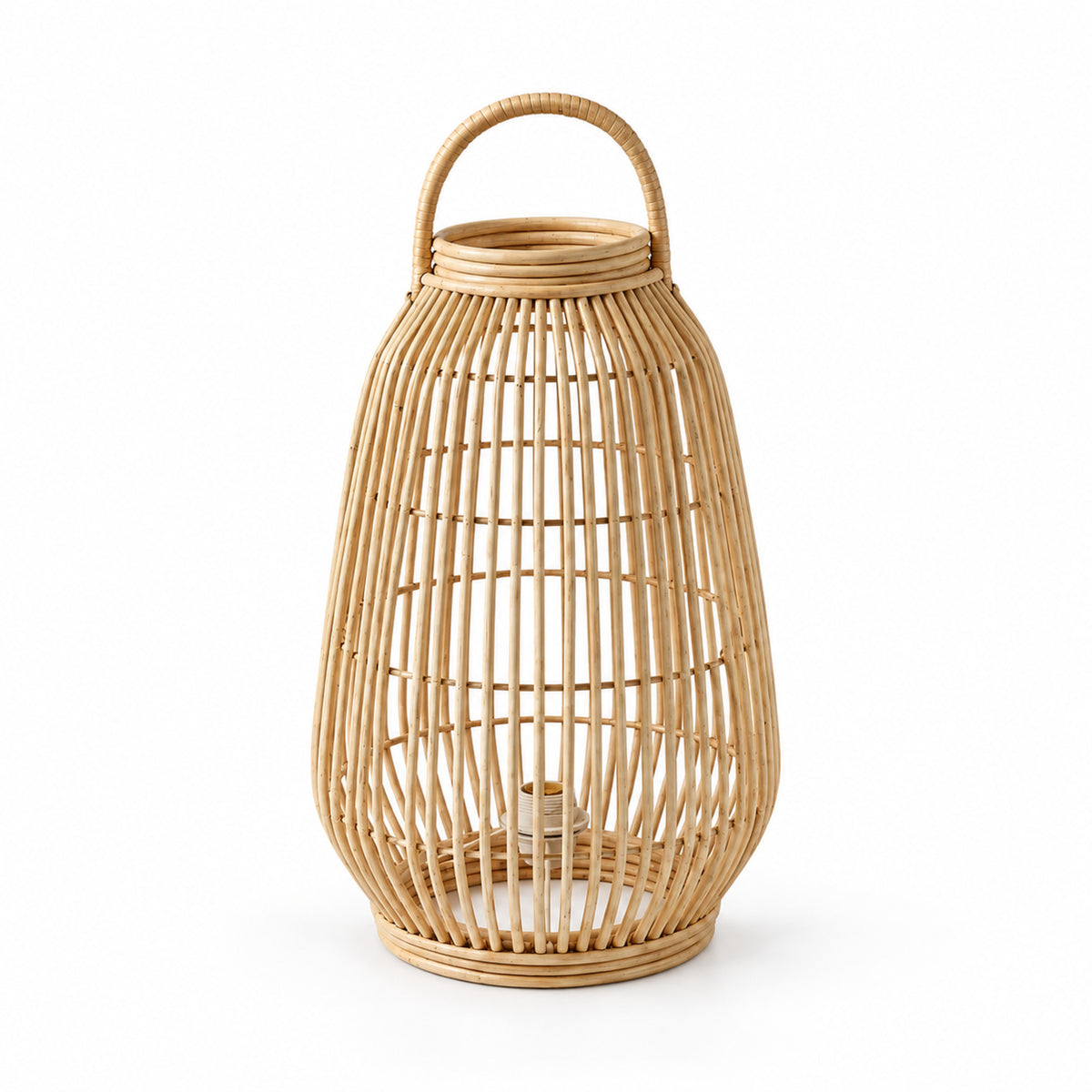 Bamboo Boho Floor Lamp 023 on a white background