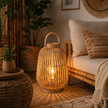 Bamboo Boho Floor Lamp 023 styled in an interior – view 2