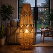 Makrami Boho Floor Lamp 014 lifestyle image | Serrana Home