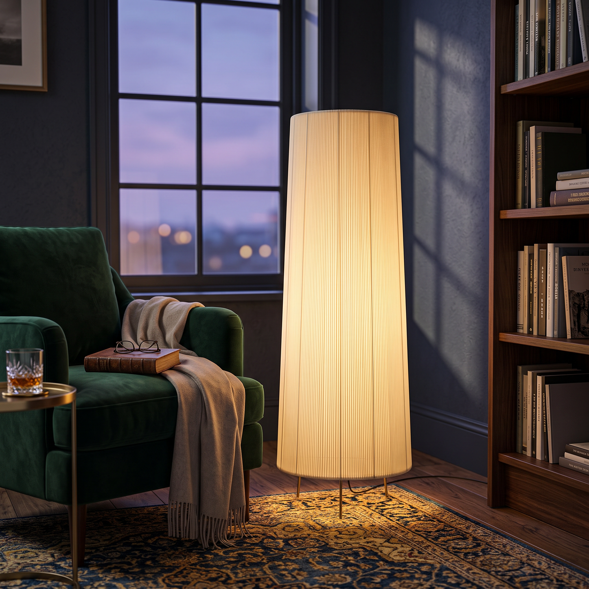 Makrami Boho Floor Lamp 015 lifestyle image | Serrana Home