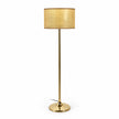Rattan Boho Floor Lamp 002 on a white background