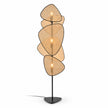 Rattan Boho Floor Lamp 003 on a white background