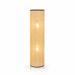 Rattan Boho Floor Lamp 010 on a white background