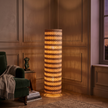 Rattan Boho Floor Lamp 011 styled in an interior – view 2