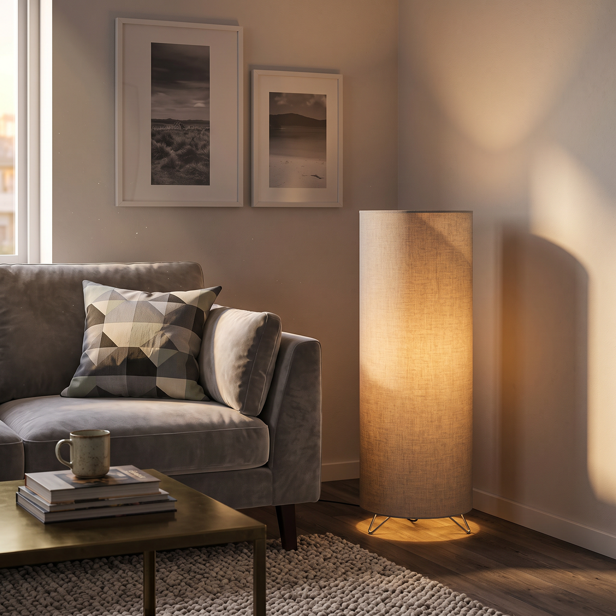 Modern Floor Lamp 008 lifestyle image | Serrana Home