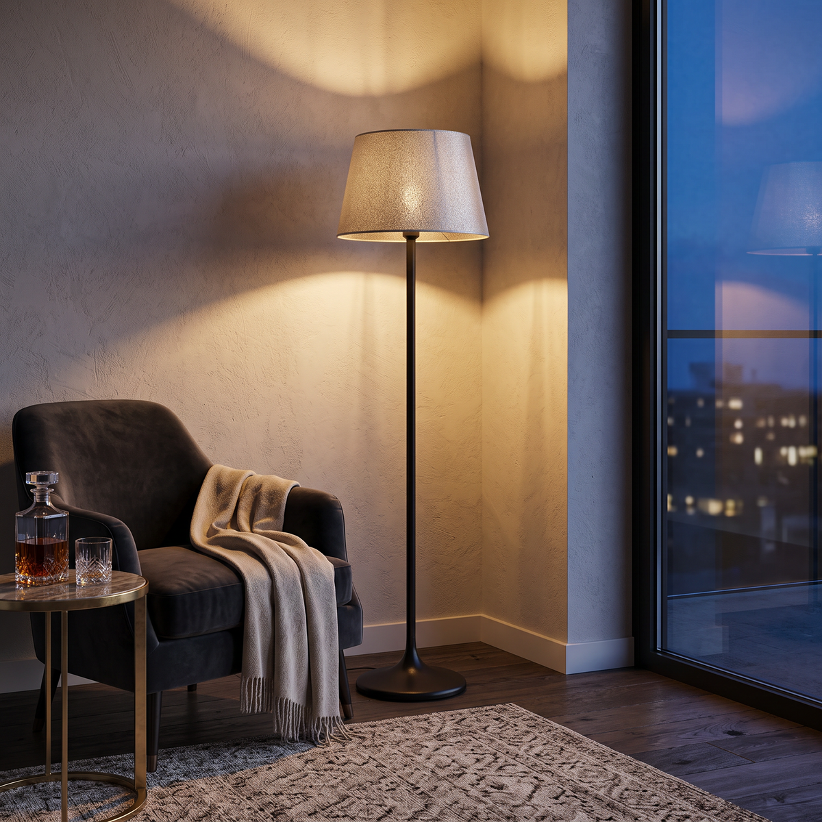Modern Floor Lamp 010 lifestyle image | Serrana Home