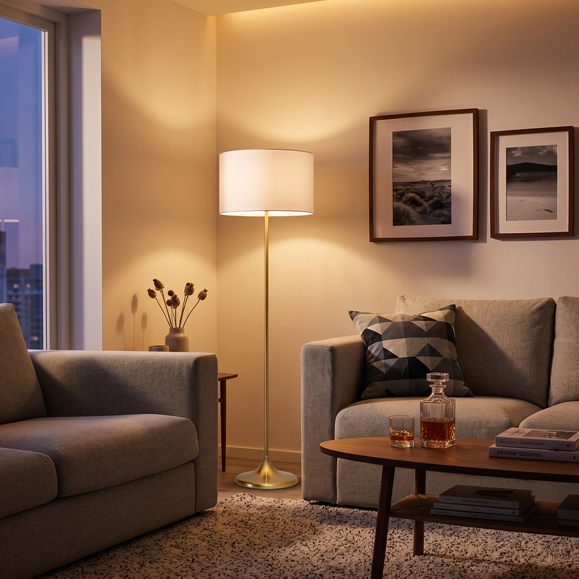 Modern Floor Lamp 011 lifestyle image | Serrana Home
