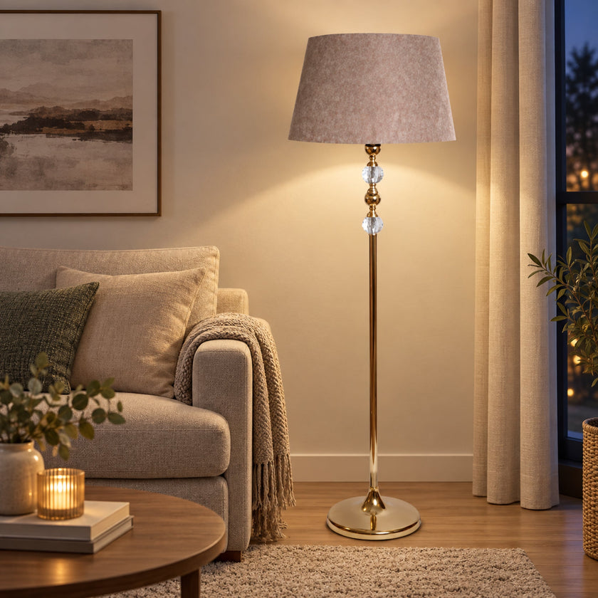 Modern Floor Lamp 018 styled in an interior