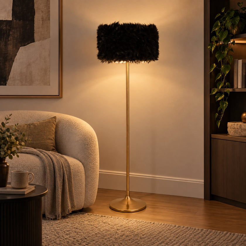 Modern Floor Lamp 020 styled in an interior