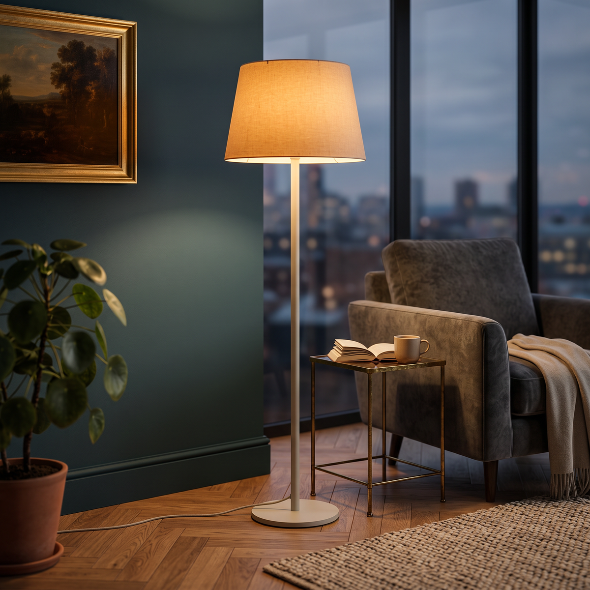 Modern Floor Lamp 022 lifestyle image | Serrana Home