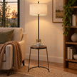 Modern Floor Lamp 027 styled in an interior