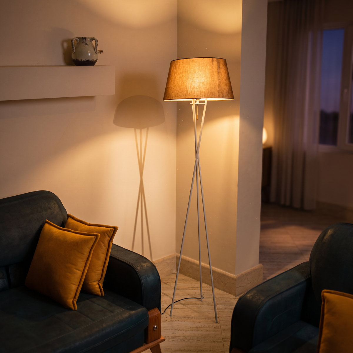 Modern Floor Lamp 040 lifestyle image | Serrana Home