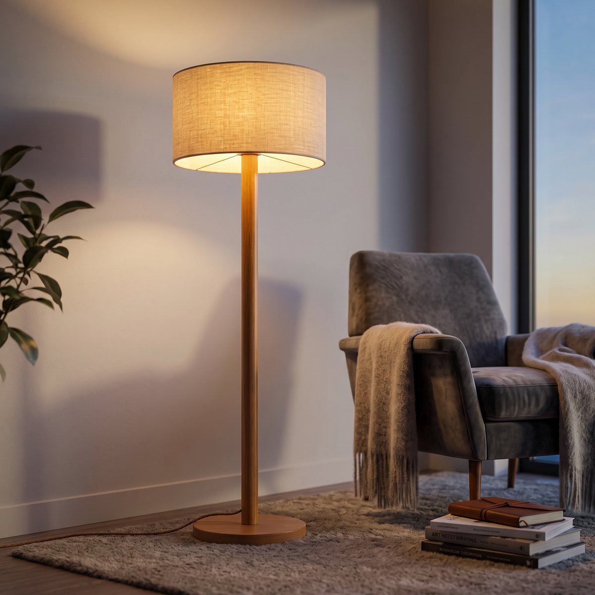 Modern Floor Lamp 042 lifestyle image | Serrana Home