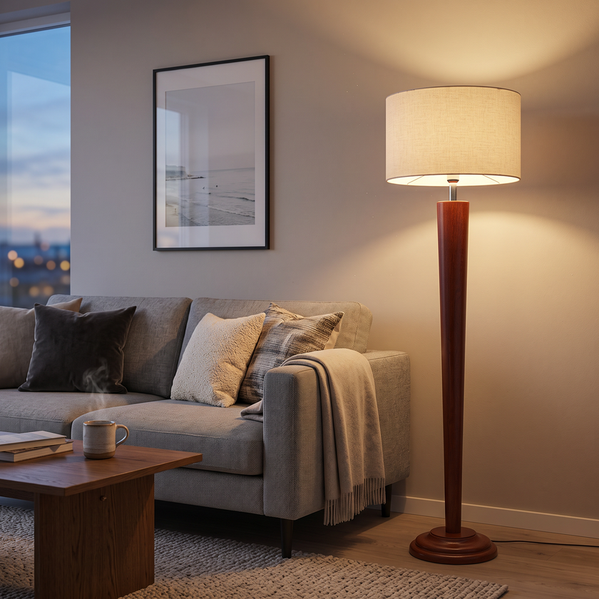 Modern Floor Lamp 043 styled in an interior – view 2