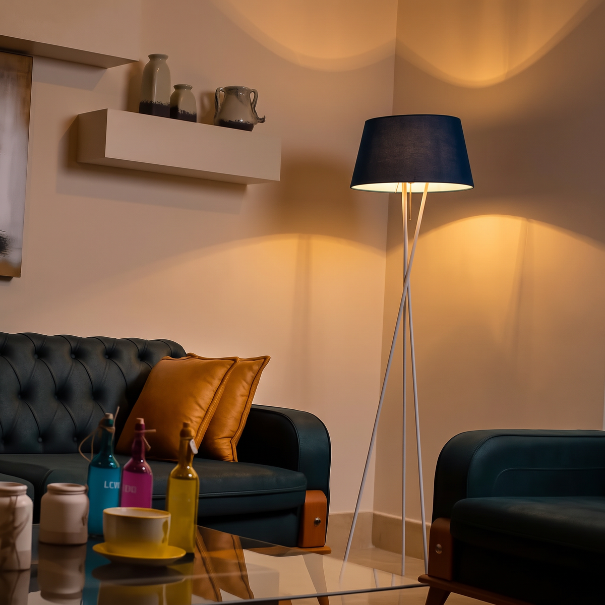 Modern Floor Lamp 046 lifestyle image | Serrana Home