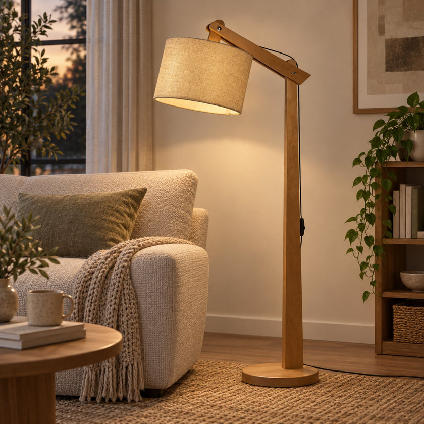 Modern Floor Lamp 048 styled in an interior