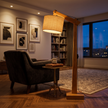 Modern Floor Lamp 048 styled in an interior – view 2