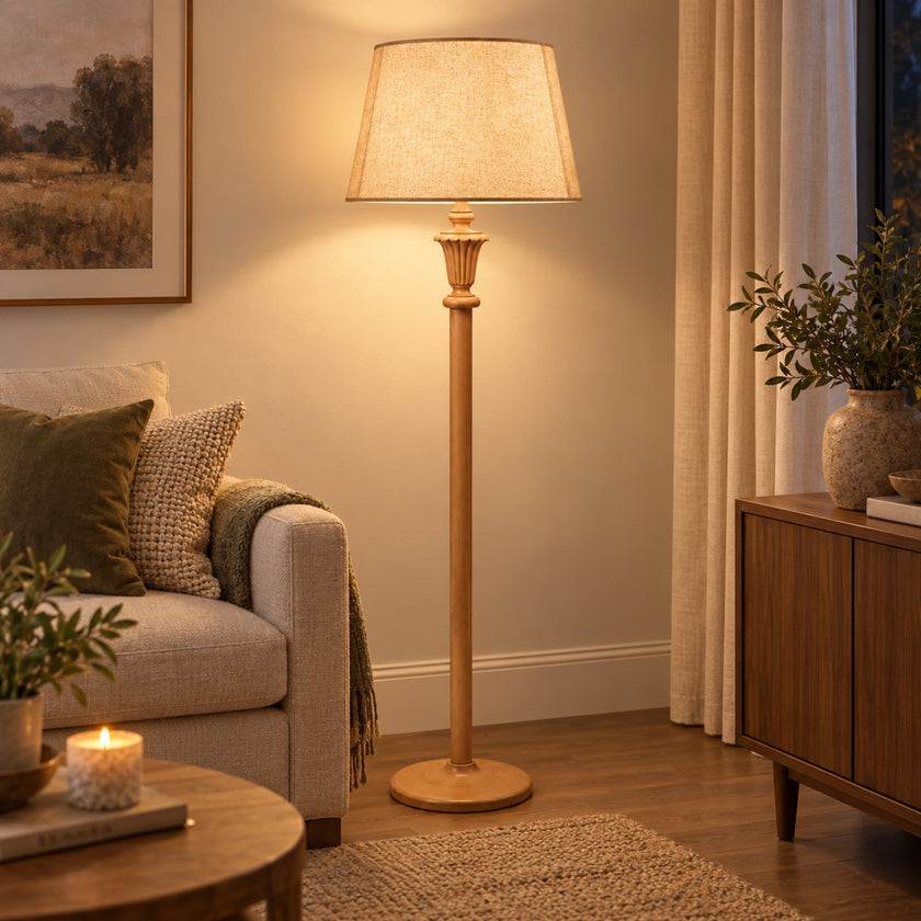 Modern Floor Lamp 052 styled in an interior
