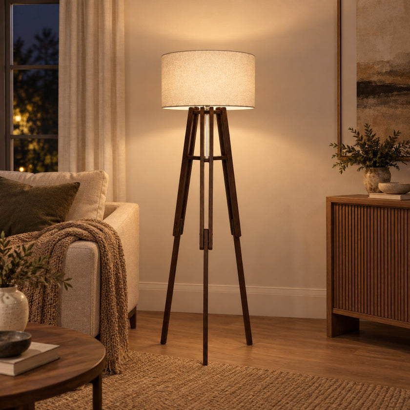 Modern Floor Lamp 076 styled in an interior