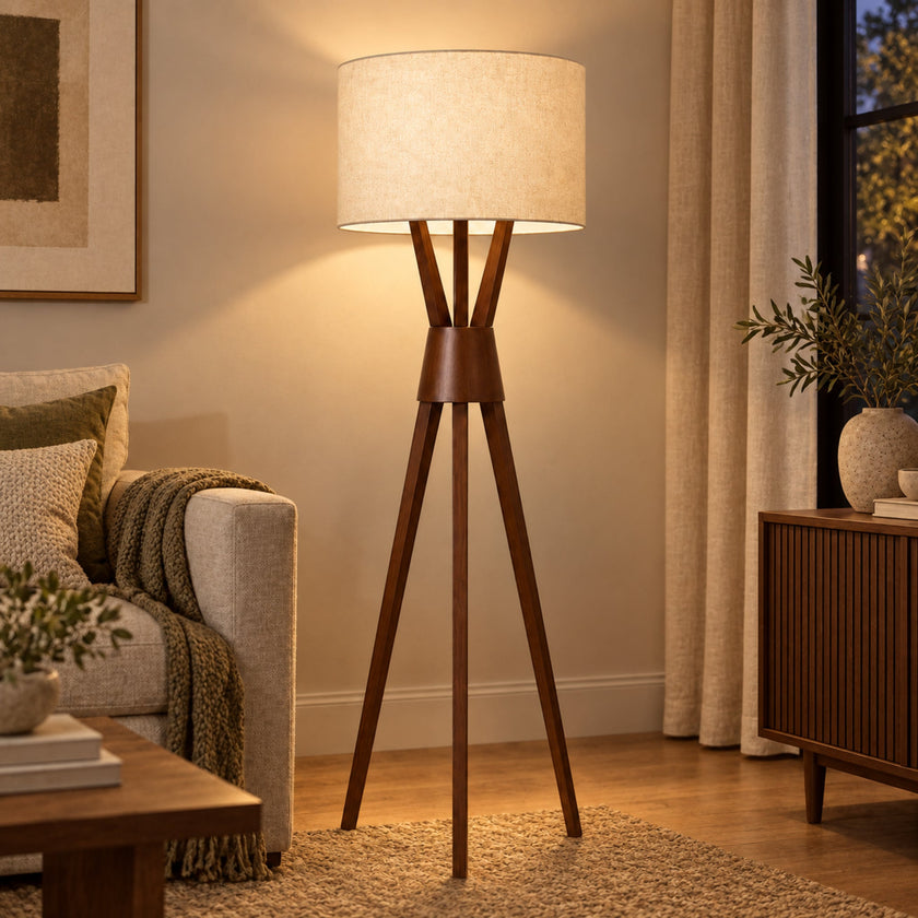 Modern Floor Lamp 083 styled in an interior