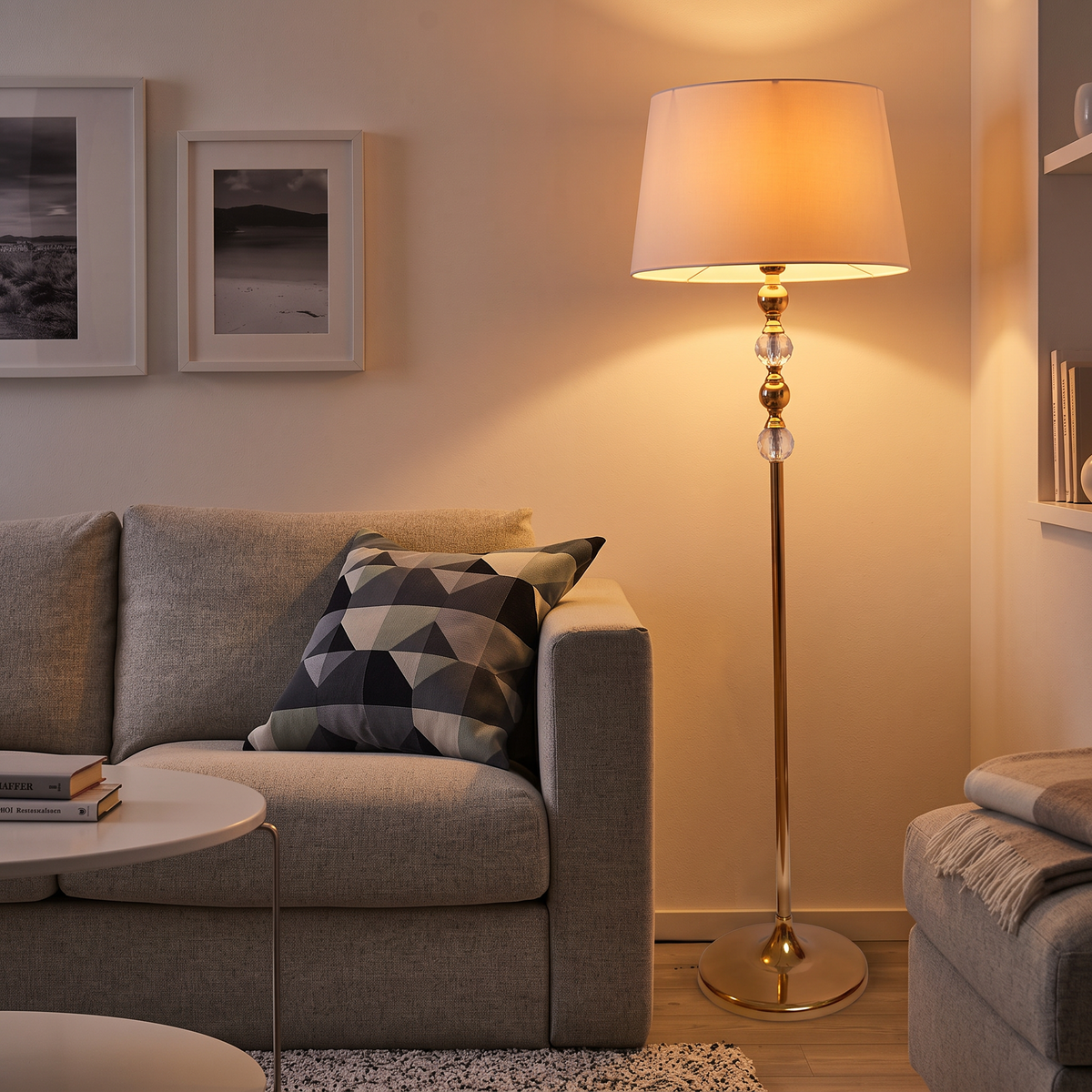 Modern Floor Lamp 089 styled in an interior – view 2